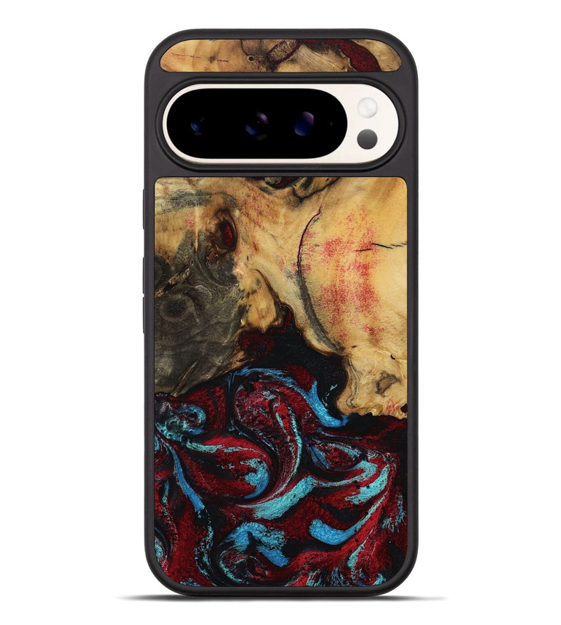 Pixel 9 Pro XL Wood Phone Case - Tena (Red, 788334)