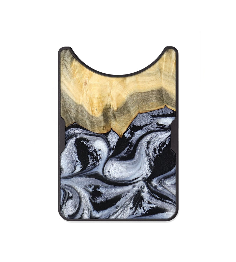 Alloy Wood Wallet - Krew (Black & White, 788343)