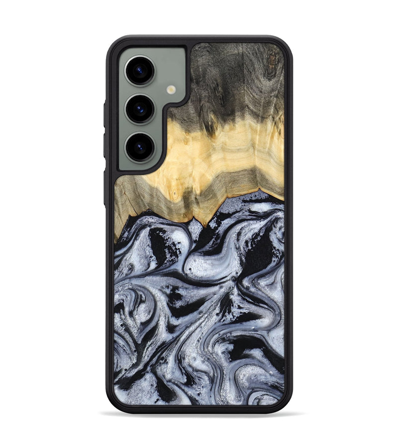 Galaxy S24 Plus Wood Phone Case - Krew (Black & White, 788343)