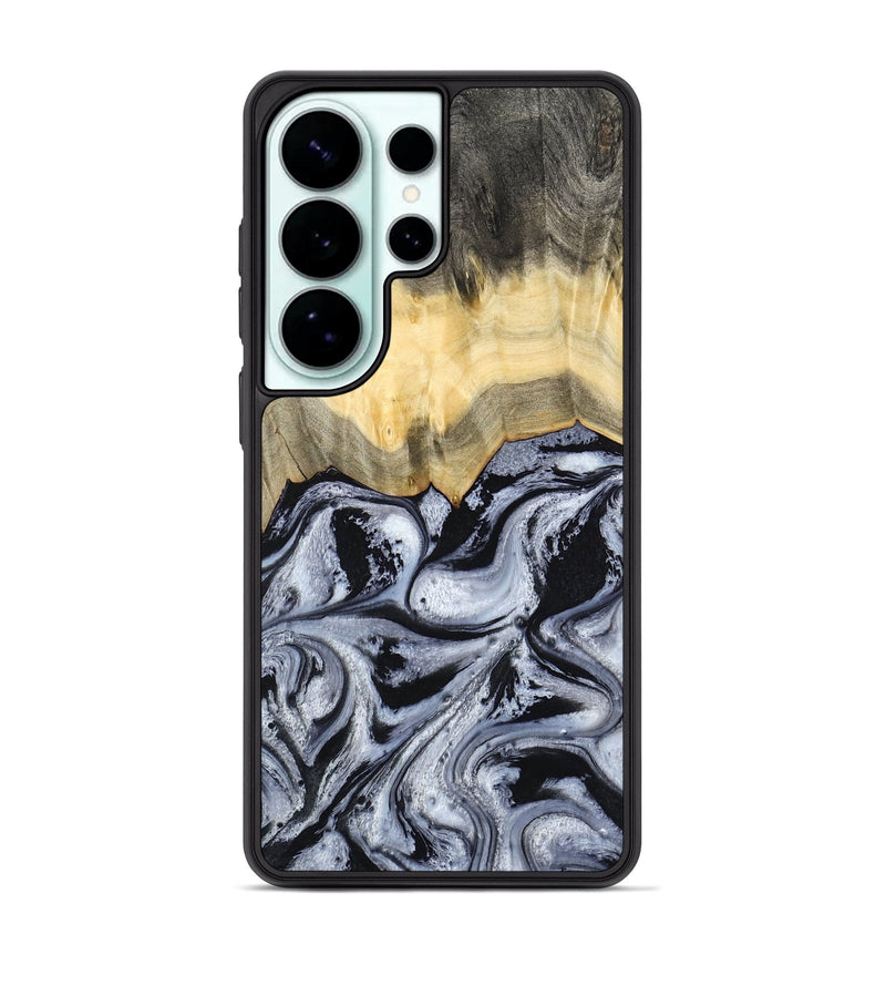 Galaxy S26 Ultra Wood Phone Case - Krew (Black & White, 788343)