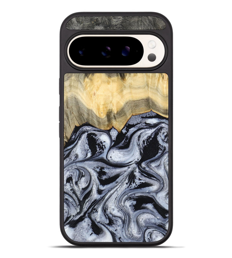 Pixel 9 Pro XL Wood Phone Case - Krew (Black & White, 788343)