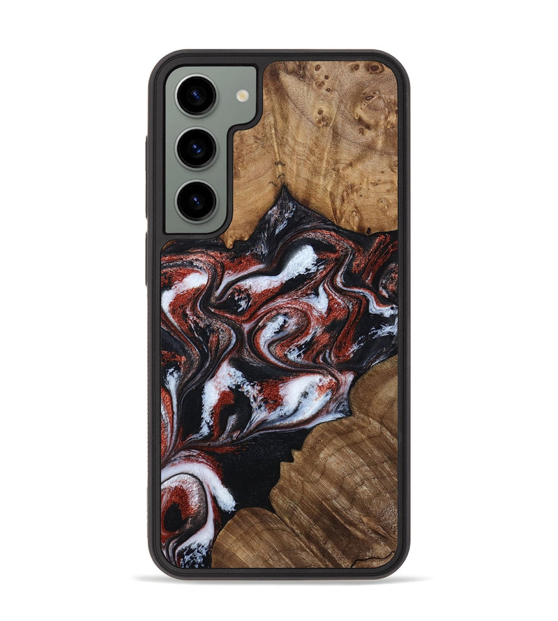 Galaxy S23 Plus Wood Phone Case - Idell (Black & White, 788344)