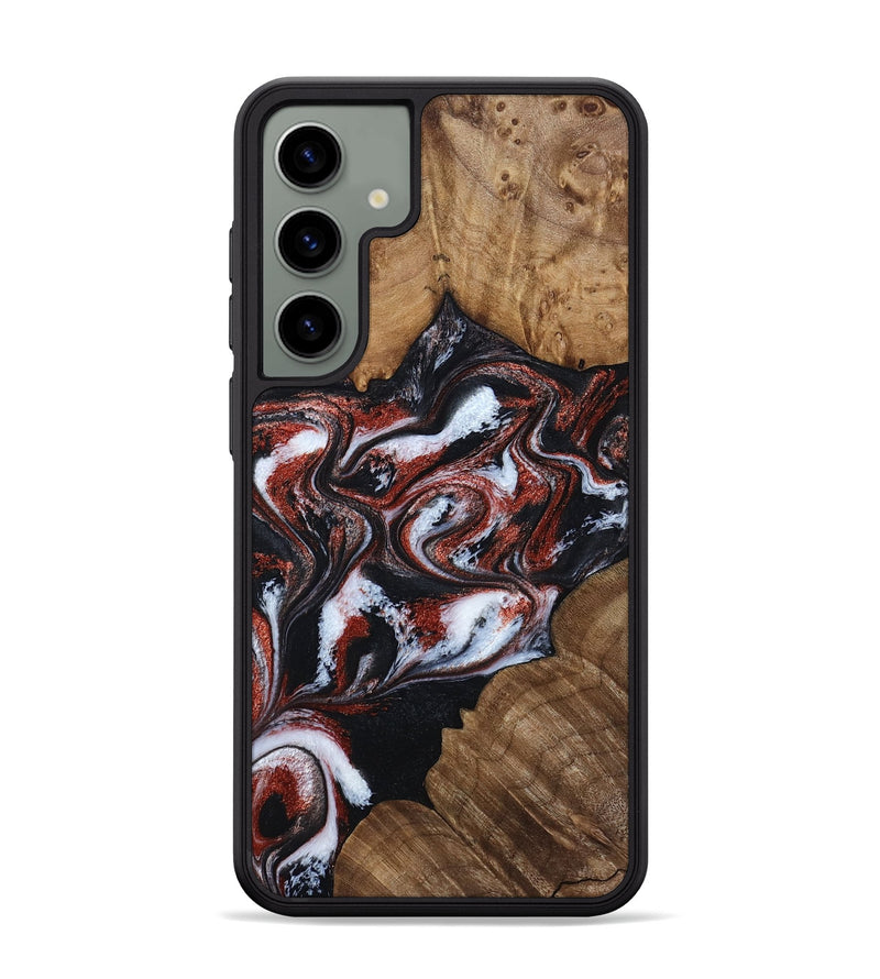 Galaxy S24 Plus Wood Phone Case - Idell (Black & White, 788344)