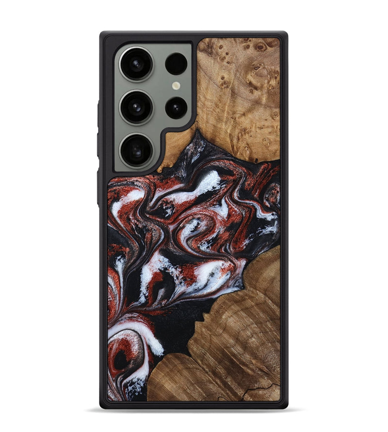 Galaxy S24 Ultra Wood Phone Case - Idell (Black & White, 788344)