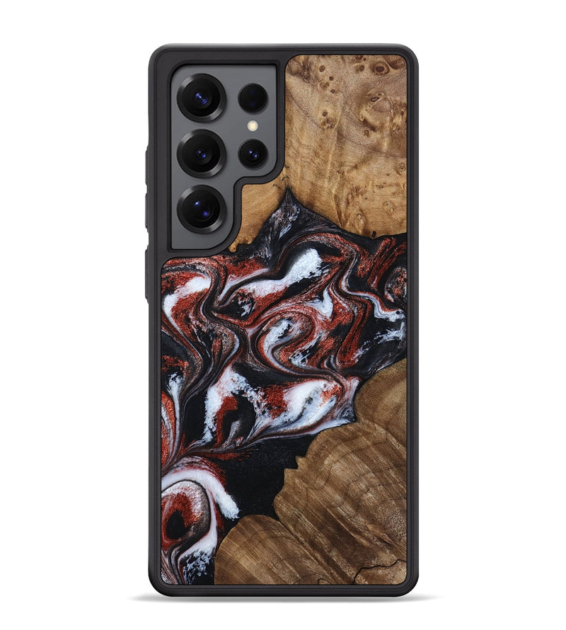 Galaxy S25 Ultra Wood Phone Case - Idell (Black & White, 788344)