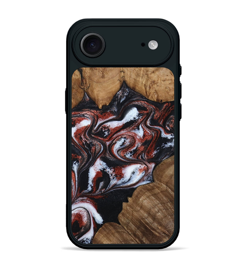 iPhone 17 Air Wood Phone Case - Idell (Black & White, 788344)