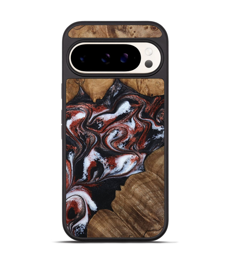 Pixel 9 Pro Wood Phone Case - Idell (Black & White, 788344)