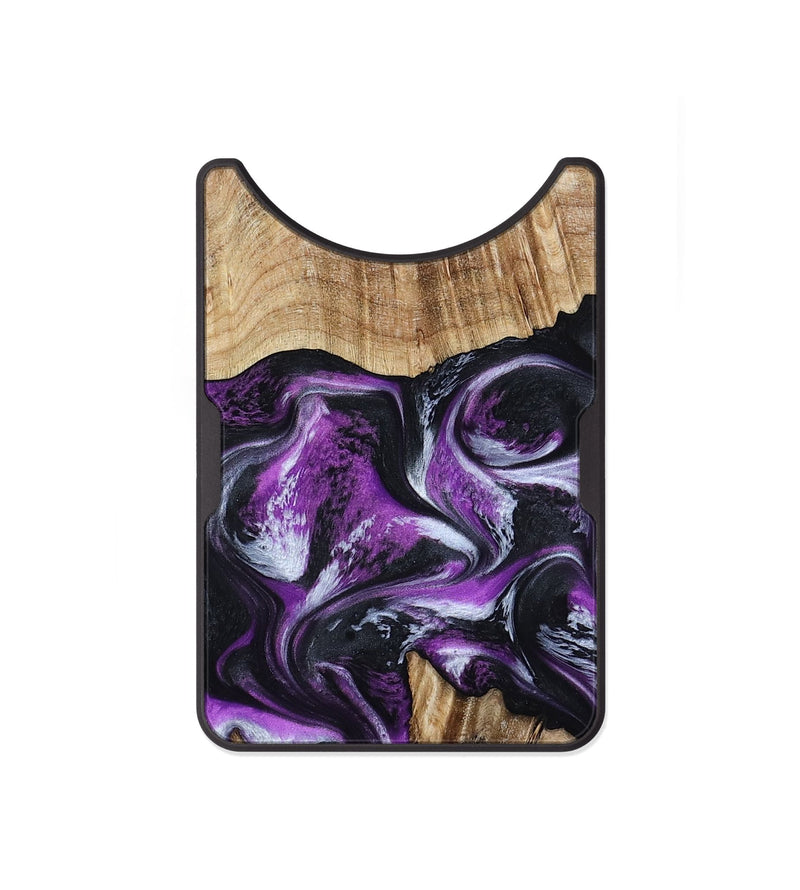 Alloy Wood Wallet - Shelton (Purple, 788362)