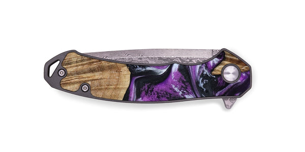 EDC Wood Pocket Knife - Shelton (Purple, 788362)
