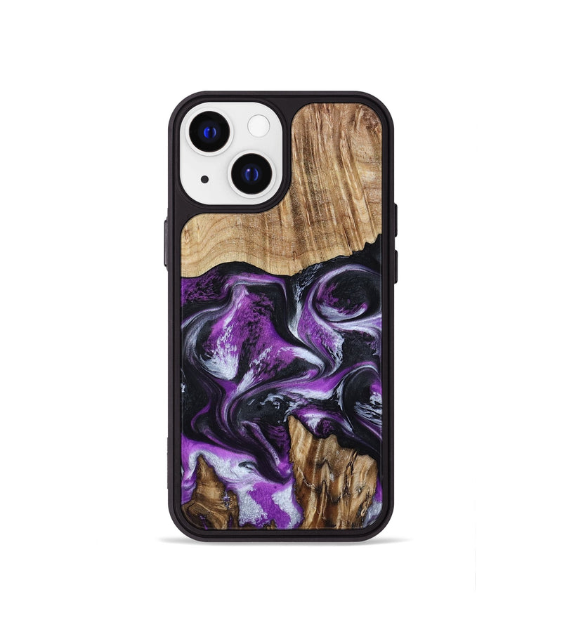 iPhone 13 mini Wood Phone Case - Shelton (Purple, 788362)