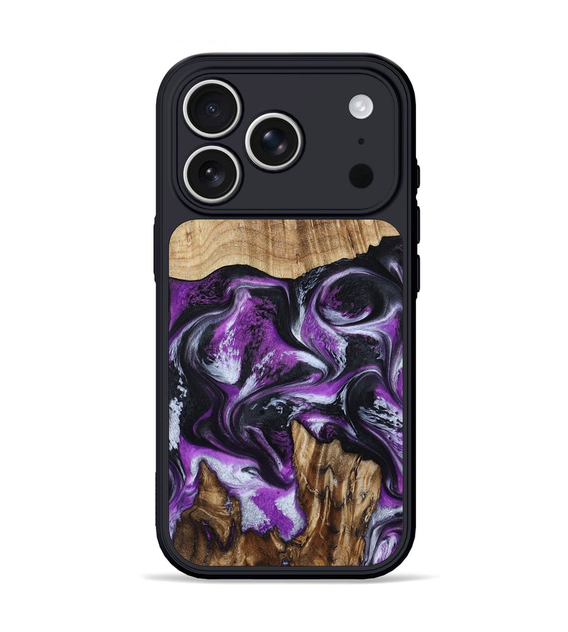 iPhone 17 Pro Wood Phone Case - Shelton (Purple, 788362)