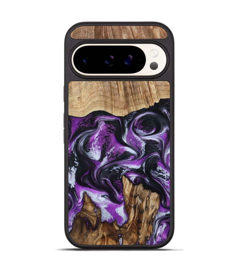 Pixel 9 Pro Wood Phone Case - Shelton (Purple, 788362)