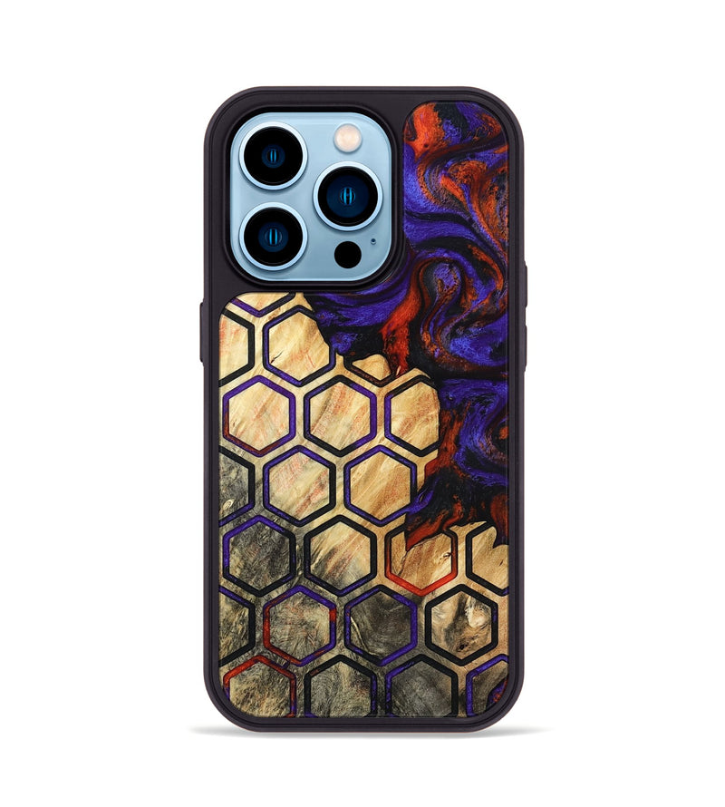 iPhone 14 Pro Wood Phone Case - Jeanie (Pattern, 788417)