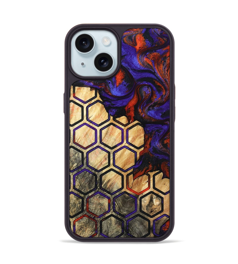 iPhone 15 Wood Phone Case - Jeanie (Pattern, 788417)