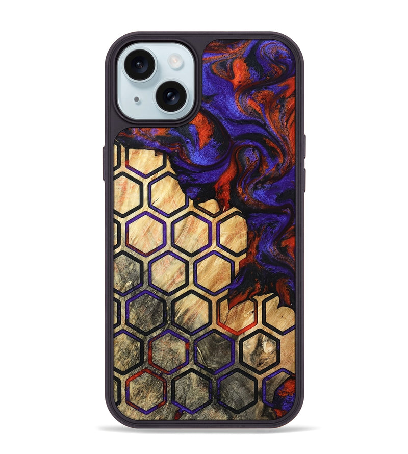 iPhone 15 Plus Wood Phone Case - Jeanie (Pattern, 788417)