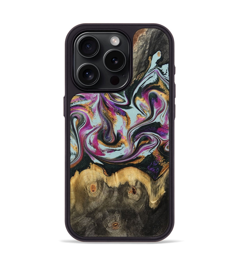 iPhone 15 Pro Wood Phone Case - Murphy (Green, 788436)