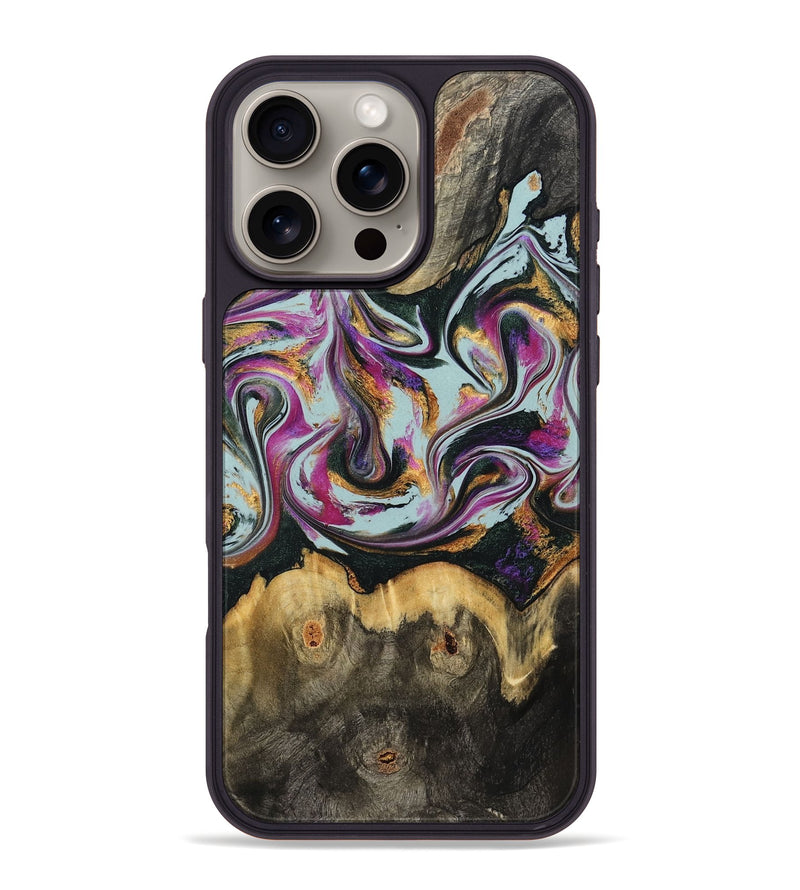 iPhone 16 Pro Max Wood Phone Case - Murphy (Green, 788436)