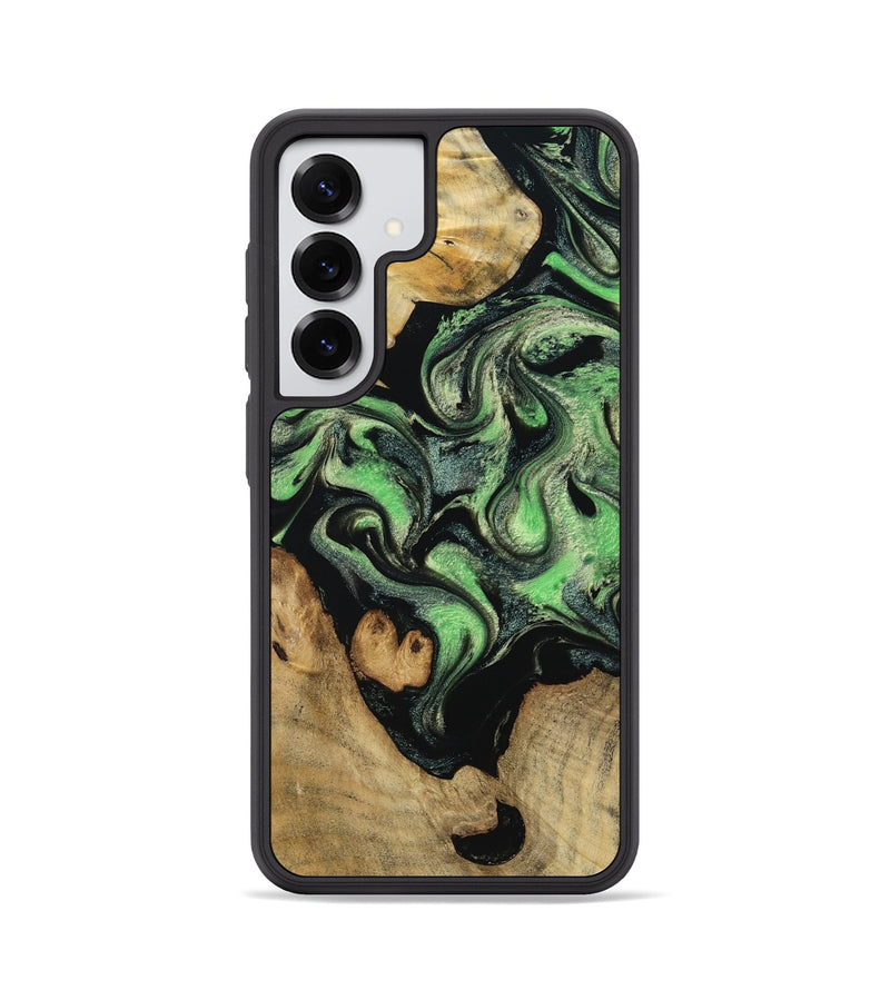 Galaxy S25 Wood Phone Case - Brendon (Green, 788439)