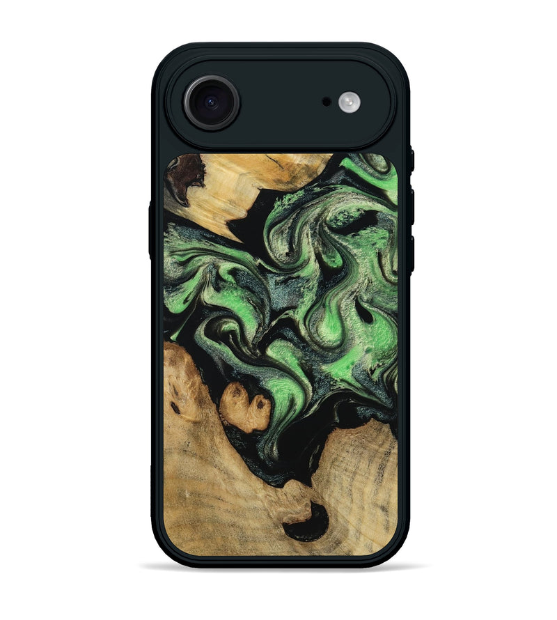 iPhone 17 Air Wood Phone Case - Brendon (Green, 788439)