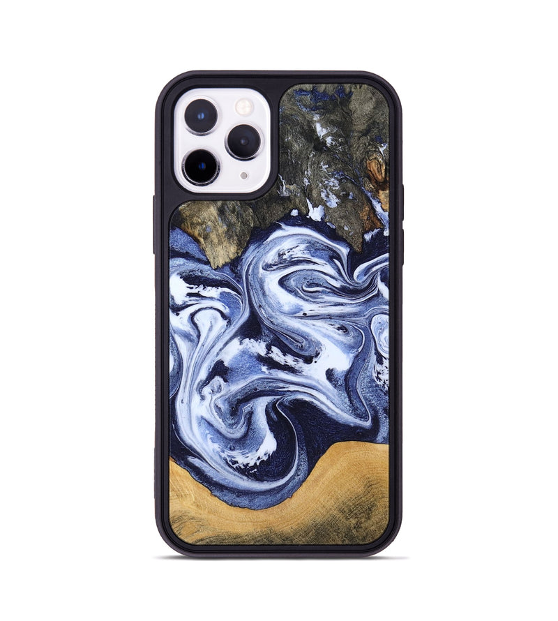 iPhone 11 Pro Wood Phone Case - Renada (Blue, 788446)