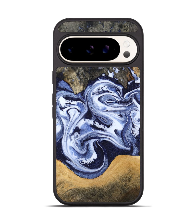 Pixel 9 Pro Wood Phone Case - Renada (Blue, 788446)
