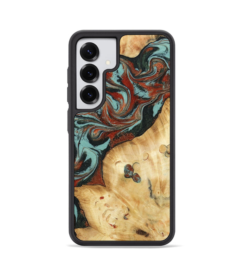 Galaxy S25 Wood Phone Case - Philip (Green, 788451)