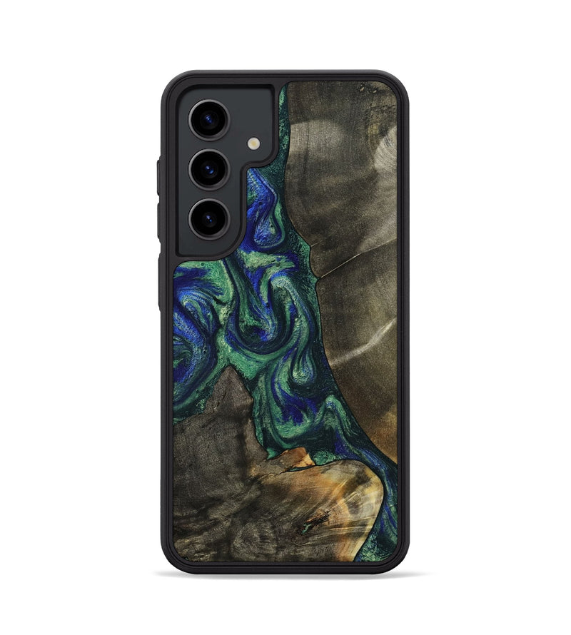 Galaxy S24 Wood Phone Case - Theron (Green, 788452)