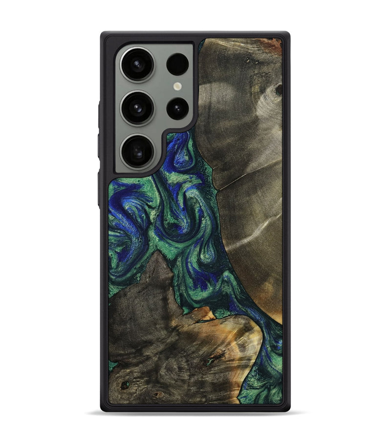 Galaxy S24 Ultra Wood Phone Case - Theron (Green, 788452)