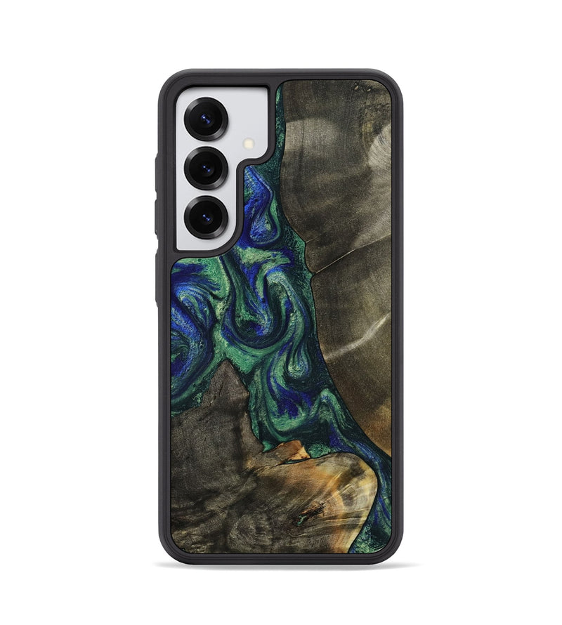 Galaxy S25 Wood Phone Case - Theron (Green, 788452)