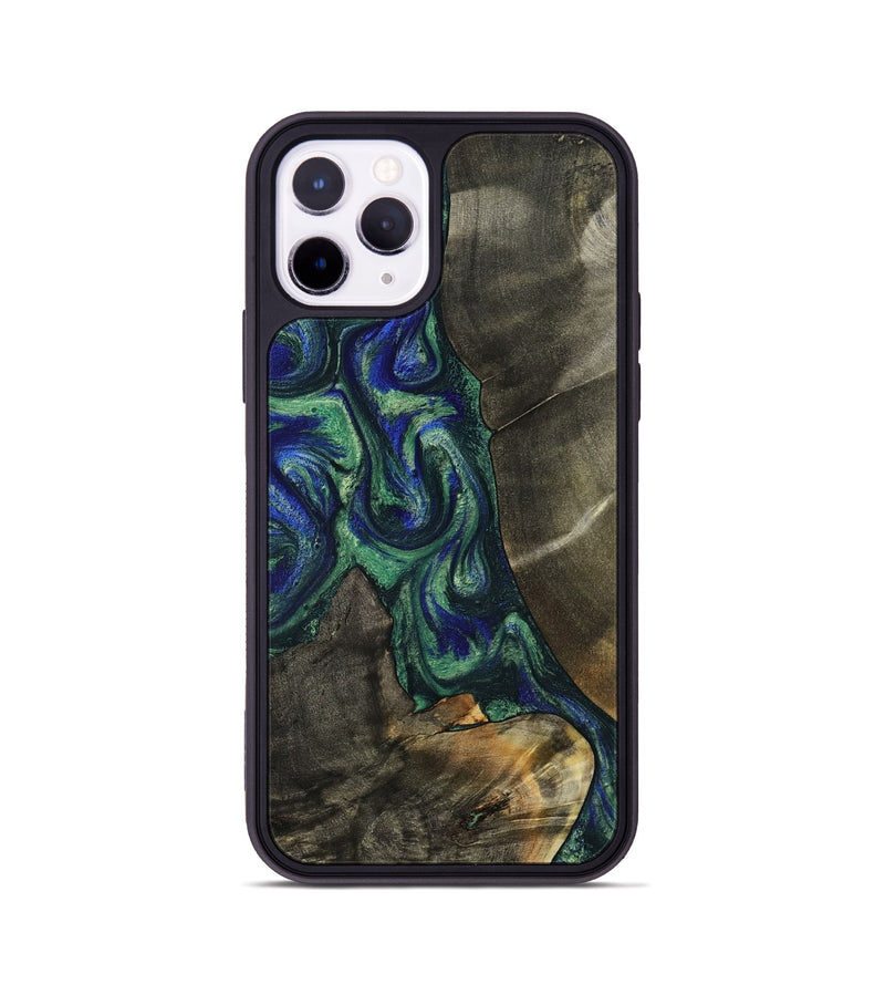 iPhone 11 Pro Wood Phone Case - Theron (Green, 788452)