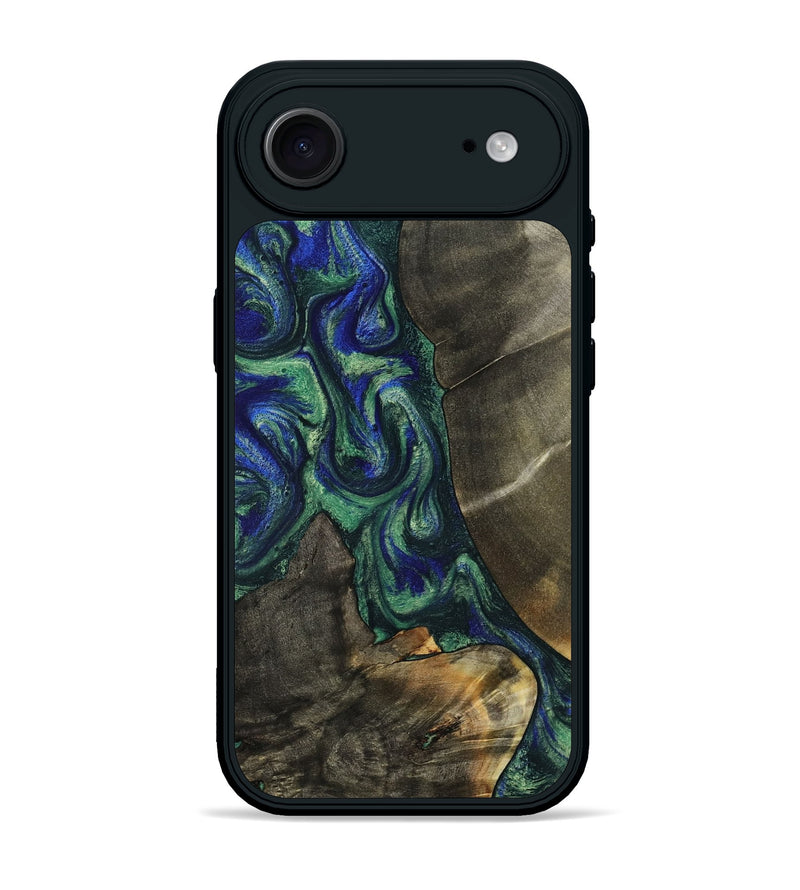 iPhone 17 Air Wood Phone Case - Theron (Green, 788452)