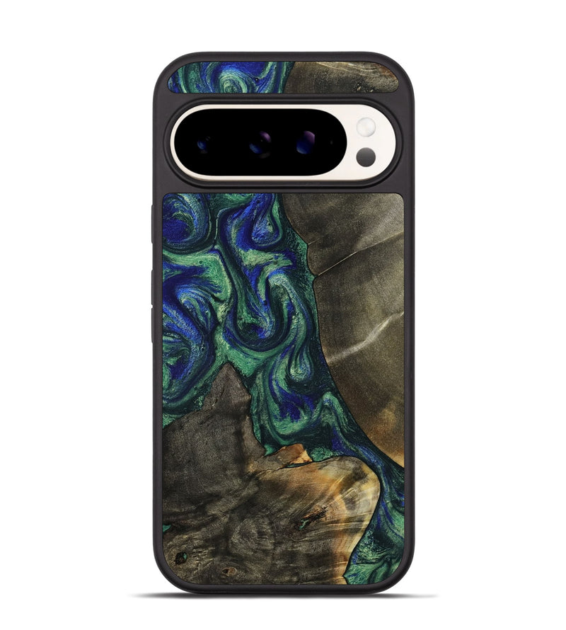 Pixel 9 Pro Wood Phone Case - Theron (Green, 788452)