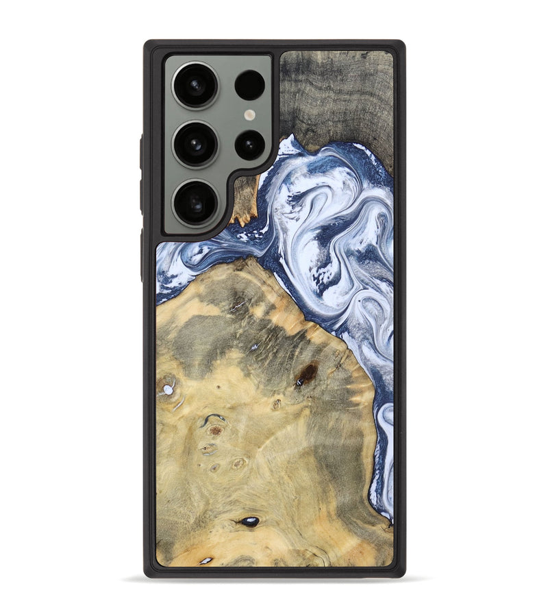 Galaxy S23 Ultra Wood Phone Case - Henry (Blue, 788458)