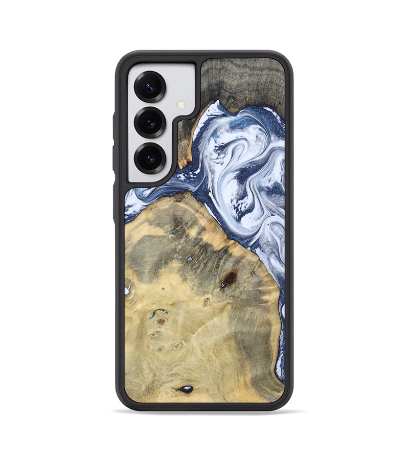 Galaxy S25 Wood Phone Case - Henry (Blue, 788458)