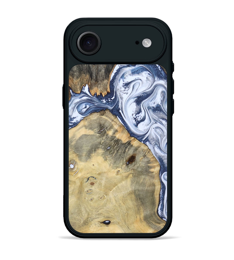 iPhone 17 Air Wood Phone Case - Henry (Blue, 788458)