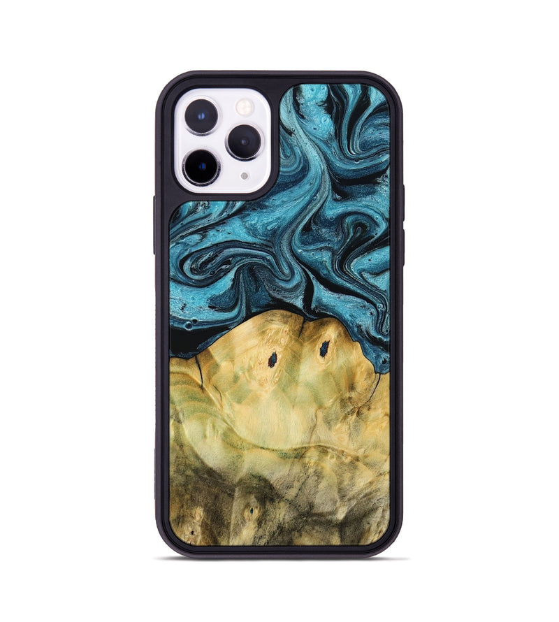 iPhone 11 Pro Wood Phone Case - Nella (Blue, 788468)