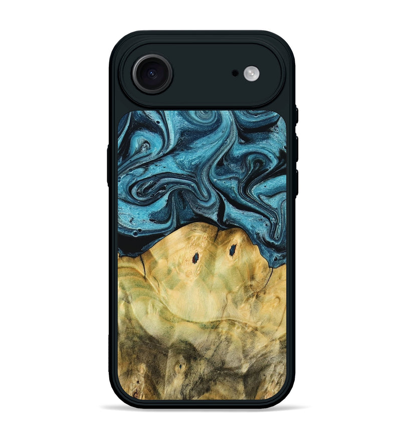 iPhone 17 Air Wood Phone Case - Nella (Blue, 788468)