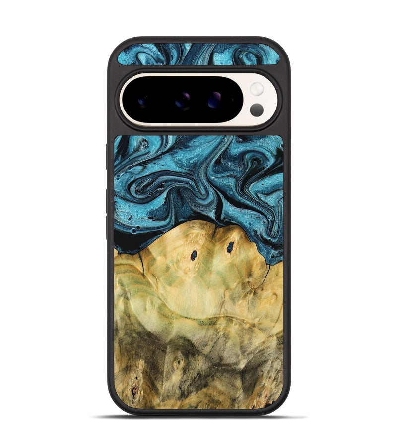 Pixel 9 Pro Wood Phone Case - Nella (Blue, 788468)