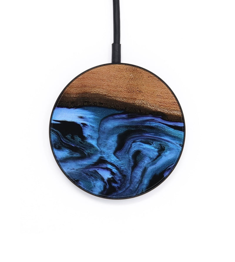 Circle Wood Wireless Charger - Egbert (Blue, 788472)