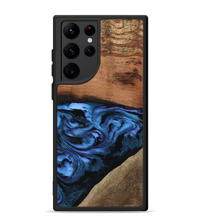 Galaxy S22 Ultra Wood Phone Case - Egbert (Blue, 788472)