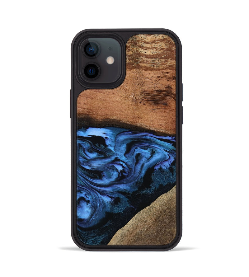 iPhone 12 Wood Phone Case - Egbert (Blue, 788472)