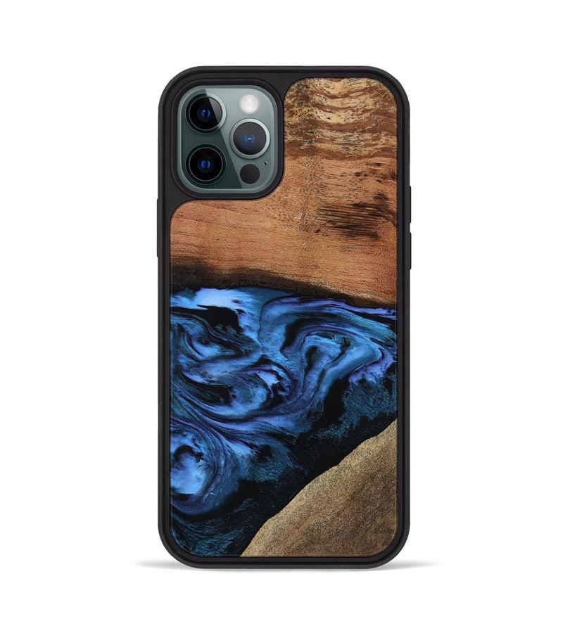 iPhone 12 Pro Wood Phone Case - Egbert (Blue, 788472)