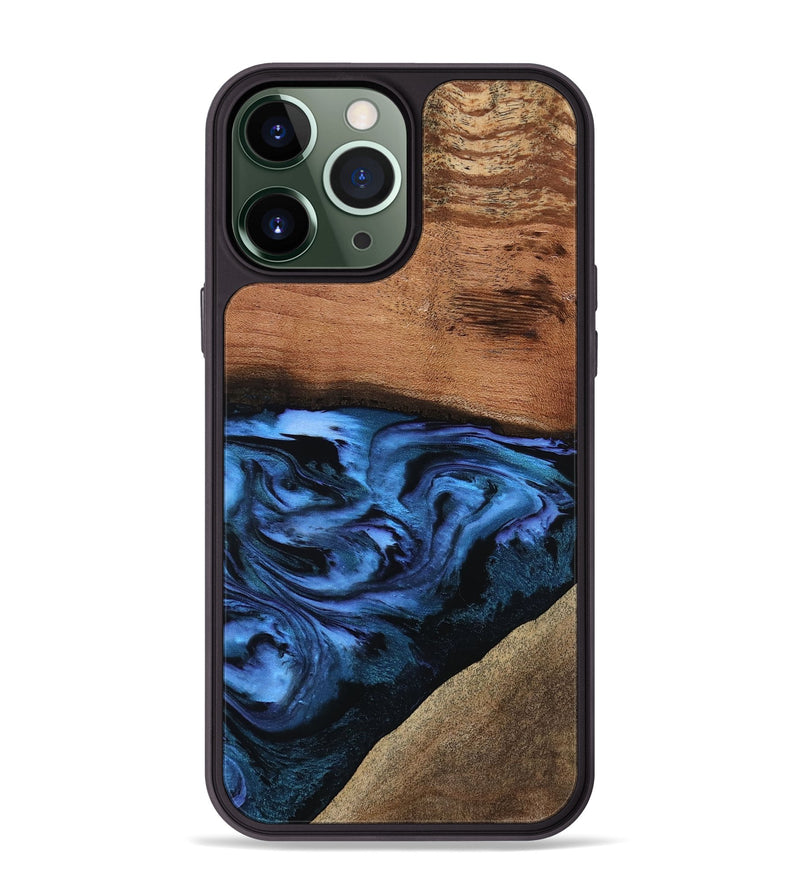 iPhone 13 Pro Max Wood Phone Case - Egbert (Blue, 788472)