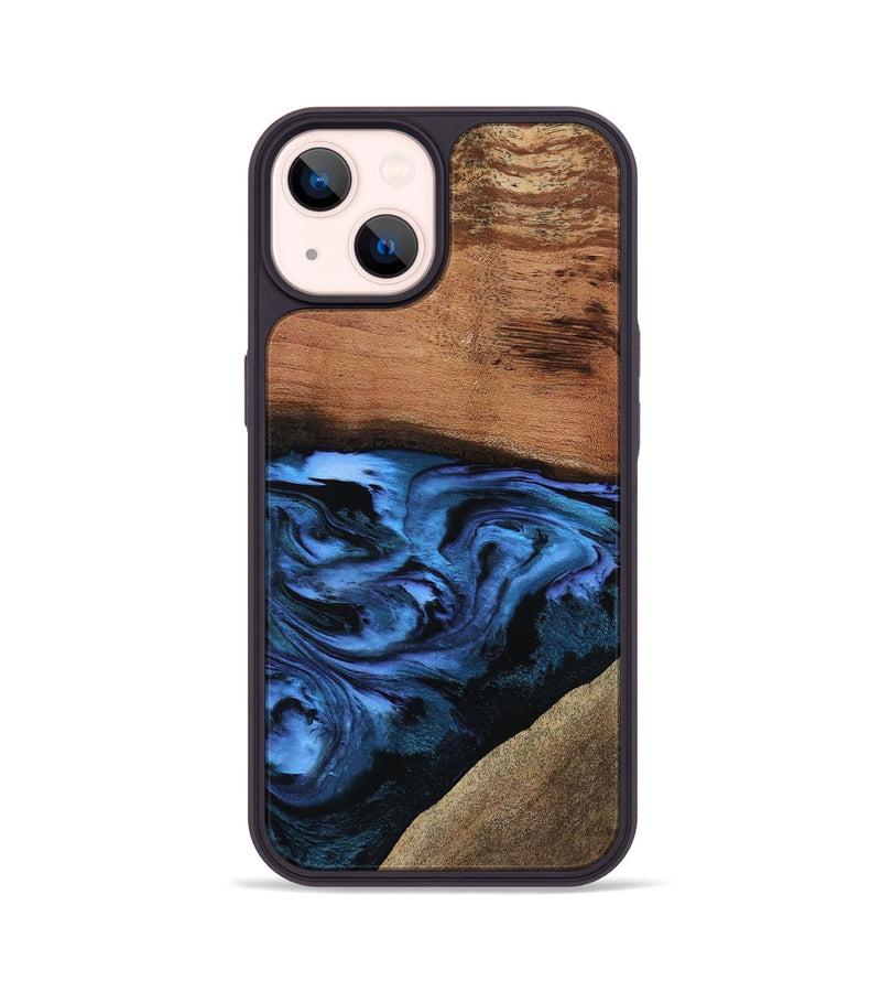 iPhone 14 Wood Phone Case - Egbert (Blue, 788472)