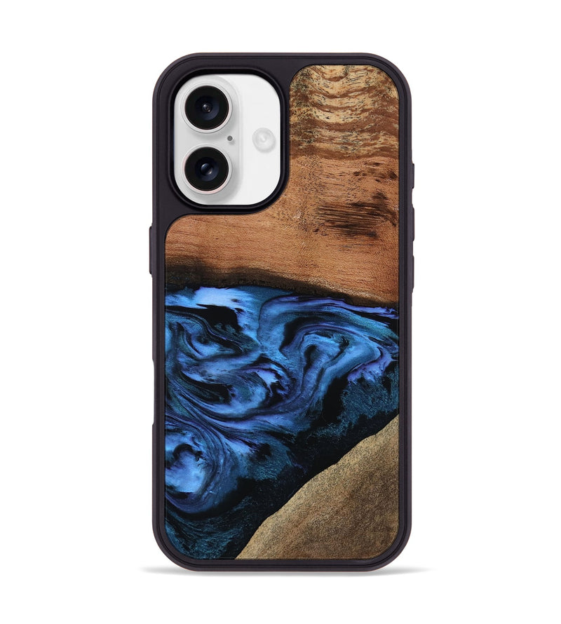 iPhone 17 Wood Phone Case - Egbert (Blue, 788472)