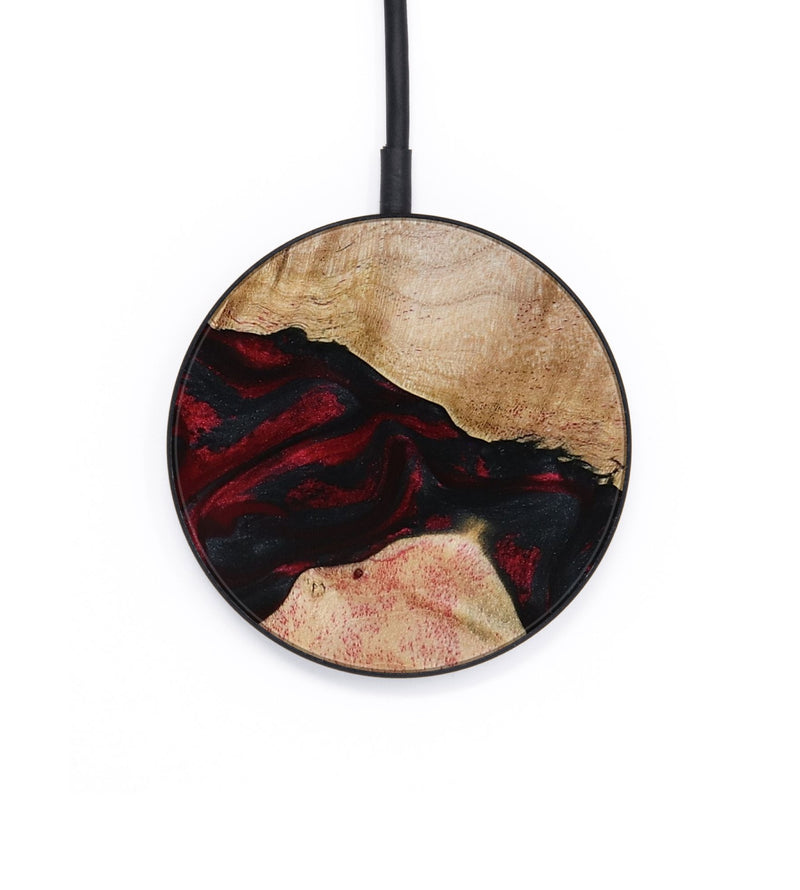 Circle Wood Wireless Charger - Jackie (Red, 788665)