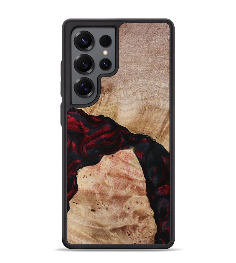 Galaxy S25 Ultra Wood Phone Case - Jackie (Red, 788665)