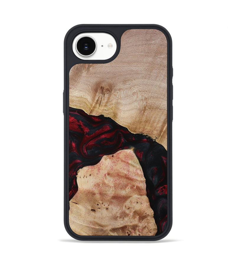 iPhone 16e Wood Phone Case - Jackie (Red, 788665)