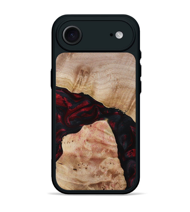 iPhone 17 Air Wood Phone Case - Jackie (Red, 788665)