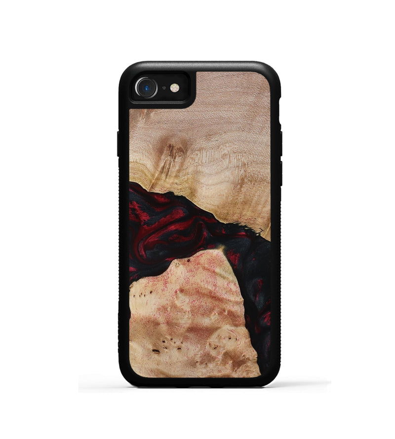 iPhone SE Wood Phone Case - Jackie (Red, 788665)